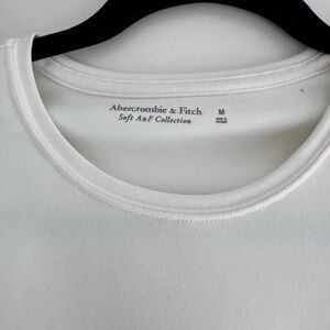 Abercrombie & Fitch White Soft Tee